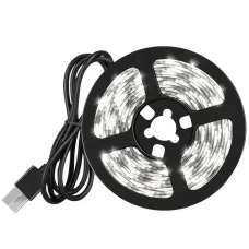 Світлодіодна стрічка з білим підсвічуванням та живленням від USB довжиною 5 метрів Світлодіодна стрічка з білим світлом