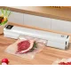 Кухонний вакуумний пакувальник харчових продуктів з дисплеєм Білий Побутовий вакууматор домашній