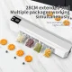 Кухонний вакуумний пакувальник харчових продуктів з дисплеєм Vacuum machine Білий Побутовий вакууматор домашній
