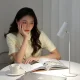 Світлодіодна настільна акумуляторна лампа з двостороннім світінням Table lamp LY-739 3 режими свічення