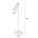 Світлодіодна настільна акумуляторна лампа з двостороннім світінням Table lamp LY-739 3 режими свічення