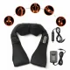 Універсальний роликовий масажер з підігрівом для шиї та спини Massager of Neck Kneading BLACK