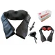 Універсальний роликовий масажер з підігрівом для шиї та спини Massager of Neck Kneading BLACK