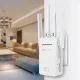 Універсальний роутер-підсилювач сигналу Wi-Fi ретранслятор із 4 антенами PIX-LINK 9Q Білий 2.4 ГГц