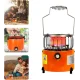 Кемпінговий похідний газовий обігрівач на 2000 W 2000G Помаранчевий Газова плитка-піч 2в1 на одну конфорку