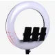 Кільцева LED лампа 36см з 3 кріпленнями для телефону CXB 360 Світлодіодна лампа 3 режимами підсвічування