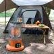 Кемпінговий газовий обігрівач-плита на 8000W 8000D Помаранчевий Газова плитка-піч 2в1 на одну конфорку
