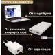 Настільна LED лампа на прищіпці з живленням від USB HA-106 Біла 24 LED Гнучка світлодіодна лампа