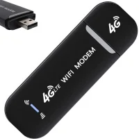 Бездротовий модем з 4G і WiFi до 150 Мбіт/сек HotSpot 3in1 Чорний Модем-роутер із слотом для сім-карти