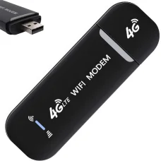 Бездротовий модем з 4G і WiFi до 150 Мбіт/сек HotSpot 3in1 Чорний Модем-роутер із слотом для сім-карти