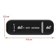 Бездротовий модем з 4G і WiFi до 150 Мбіт/сек HotSpot 3in1 Чорний Модем-роутер із слотом для сім-карти