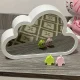 Світлодіодний нічник-дзеркало з 3D ефектом Хмара з тюльпанами HA-115 Світильник-нічник в унікальному дизайні