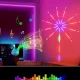 Світлодіодний світильник настінний RGB Феєрверк з пультом та керуванням з телефону SF-9 Bluetooth USB 180LED
