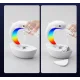 Зволожувач повітря антигравітаційний на 400 мл з RGB лампою та Bluetooth колонкою Дельфін Білий