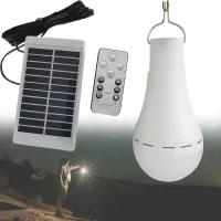 Ліхтар акумуляторний із сонячною панеллю та пультом Energy saving lamp HA-118 Водонепроникна LED лампа