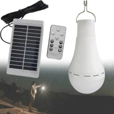 Ліхтар акумуляторний із сонячною панеллю та пультом Energy saving lamp HA-118 Водонепроникна LED лампа