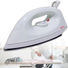 Праска на 1000 Вт із тефлоновим покриттям Royal Deluxe Dry Iron YPF-2003A Біла