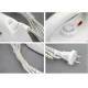 Праска на 1000 Вт із тефлоновим покриттям Royal Deluxe Dry Iron YPF-2003A Біла