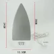 Праска на 1000 Вт із тефлоновим покриттям Royal Deluxe Dry Iron YPF-2003A Біла