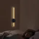 Стінний LED світильник 60 см на акумуляторі Strip light HA-125 Чорний