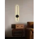 Стінний LED світильник 60 см на акумуляторі Strip light HA-125 Чорний
