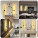 Стінний LED світильник 60 см на акумуляторі Strip light HA-125 Чорний