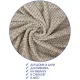 Плюшеве покривало-плед Вафля з густим ворсом розміром 200x230 см Blanket однотонне Бежевий