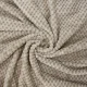 Плюшеве покривало-плед Вафля з густим ворсом розміром 200x230 см Blanket однотонне Бежевий