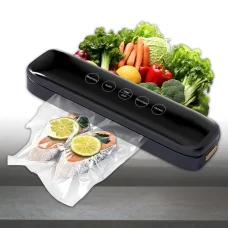 Вакуумний пакувальник для їжі та продуктів LY-747 150 Вт Чорний