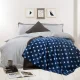 Електропростирадло 150х170см з 2 режимами підігріву Electric blanket Синя із зірками