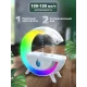 Антигравітаційний зволожувач повітря з RGB нічником на 350 мл USB Білий