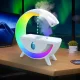 Антигравітаційний зволожувач повітря з RGB нічником на 350 мл USB Білий