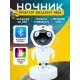Нічник-Проектор зоряного неба на підставці з Bluetooth колонкою Астронавт