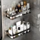 Металева настінна полиця для ванної 31.5x13.5x5 см STORAGE RACK AND1096