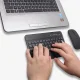 Комплект бездротової Bluetooth клавіатури з мишею Bt combo Чорний