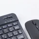 Комплект бездротової Bluetooth клавіатури з мишею Bt combo Чорний
