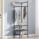 Напольна кутова вішалка-стелаж для одягу 185х40х40 см Corner rack