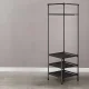 Напольна кутова вішалка-стелаж для одягу 185х40х40 см Corner rack