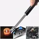 Електроімпульсна акумуляторна запальничка з гнучким стрижнем BBQ Lighter Чорна
