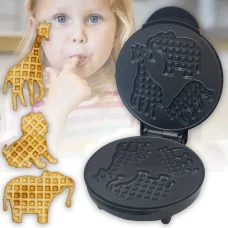 Вафельниця з формами звірів та антипригарним покриттям Animal Shape Waffle 1600Вт