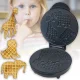 Вафельниця з формами звірів та антипригарним покриттям Animal Shape Waffle 1600Вт
