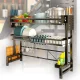 Сушарка-стелаж двоярусна регульована для сушіння посуду Kitchenware AND-8