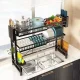 Сушарка-стелаж двоярусна регульована для сушіння посуду Kitchenware AND-8