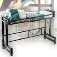 Сушарка-стелаж двоярусна регульована для сушіння посуду Kitchenware AND-8