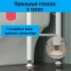 Стелаж підлоговий 160х25х50 см в три яруси над туалетом для ванної кімнати TOILET RACK TW-101 Білий