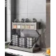 Настільна металева стійка-органайзер для спецій Kitchenware AND-3