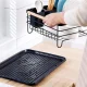 Сушарка двоярусна для посуду з нержавіючої сталі Kitchenware SHWJ-1 Чорна