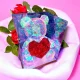 Настільний світлодіодний нічник-світильник Ведмедик 25 см із серцем Love Bear RED USB