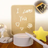 Нічник-дошка акрилова з підсвічуванням та маркером LAMP 3D USB 175x125x4 мм