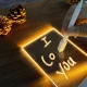 Нічник-дошка акрилова з підсвічуванням та маркером LAMP 3D USB 175x125x4 мм